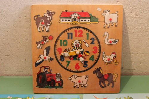 Lotto giochi legno orologio - giochi,