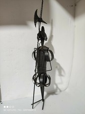 scultura in metallo soladato spagnolo H 70CM vintage