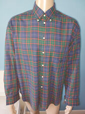 TRUSSARDI JEANS CAMICIA UOMO MANICA LUNGA TAGLIA M MULTICOLOR MOTIVO A QUADRI