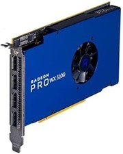 Scheda video grafica AMD Radeon Pro WX 5100 8GB GDDR5 GPU pcie 4 DP alto profilo