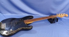Fender 1977 Basso di Precisione Fretless Nero Made in USA Basso Elettrico Vintage