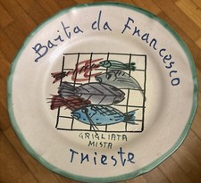 PIATTO DEL BUON RICORDO BAITA DA FRANCESCO TRIESTE GRIGLIATA MISTA 