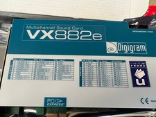 Scheda audio broadcast Digigram VX882e 8 canali analogico/AES digitale 24 bit/192 kHz