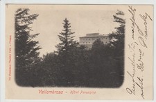 1910 -ANTICA CARTOLINA DI VALLOMBROSA - FIRENZE - EDIT. PINEIDER - FORM. PICCOLO