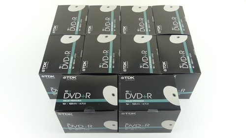 100 dischi tdk 10 - 100, (in