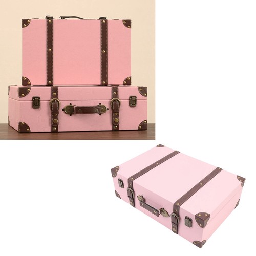 Valigia vintage rosa - , stile