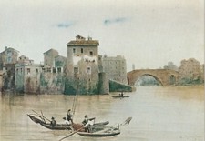 C3 - Cp Cartolina ROMA SPARITA