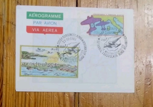 Aerogramma annullo - -7-,