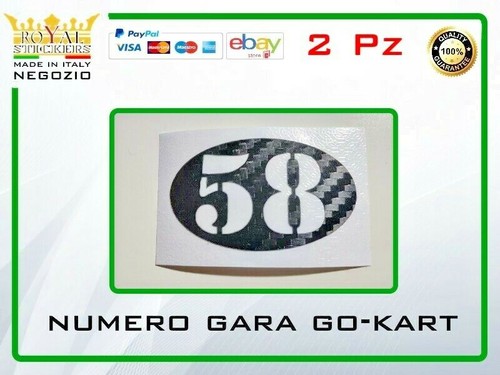 Adesivo numero gara - adesivo,