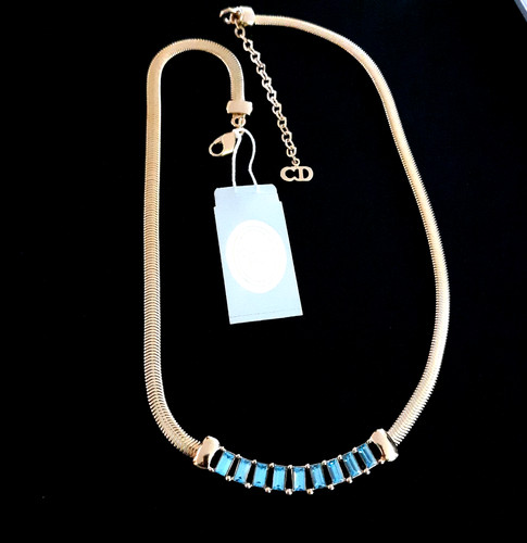 Collana cristallo blu - cristallo,