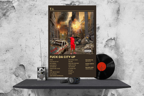 Copertina album stile i - album, t.i