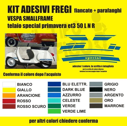 Kit adesivi vespa piaggio - kit,