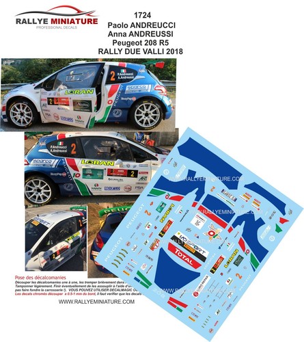 Decals ref 1724 - decals, peugeot