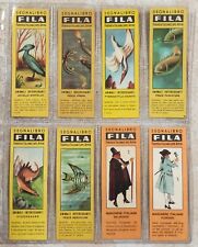 BLOCCO 8 SEGNALIBRI FILA ANIMALI MASCHERE ITALIANE 