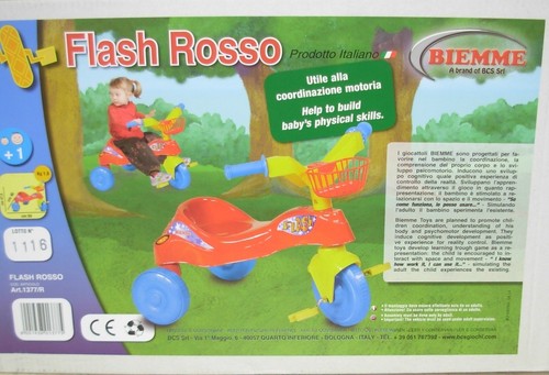 Triciclo flash rosso biemme - flash,