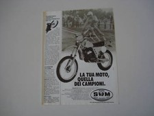 advertising Pubblicità 1981 MOTO SWM 250 REGOLARITA'
