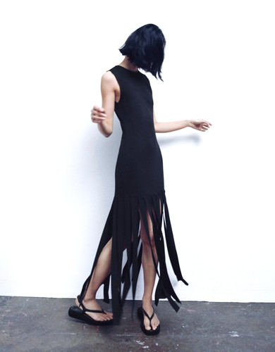 Maxi abito zara lungo - zara, con