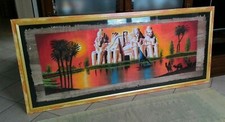 Papiro egiziano autentico 194x85 cm SENZA QUADRO 