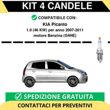 KIT 4 CANDELE per KIA Picanto