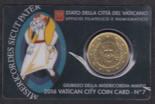 Vaticano coin card - 2016, papa
