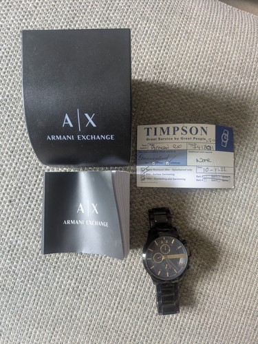 Orologio armani exchange nero - orologio,