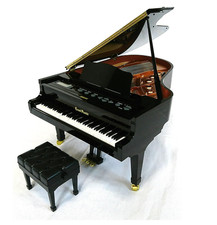SEGA TOYS Pianoforte a coda in miniatura nero scala 1/6 originale dal Giappone