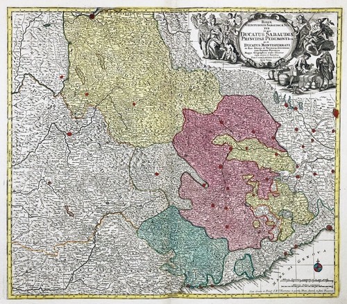 Mappa savoia piemonte torino - mappa,