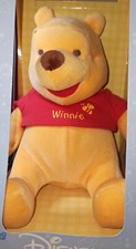 Winnie The Pooh - Peluche Seduto cm 20 - Disney Baby - Vintage 2000 con Scatola