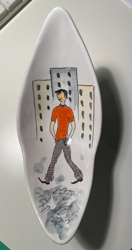 Coppetta ceramica anni 60 - in,