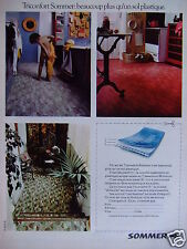 PUBLICITÉ 1973 TRICONFORT SOMMER BEAUCOUP PLUS QU'UN SOL PLASTIQUE - ADVERTISING
