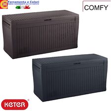 Cassapanca KETER 270L Panchina Baule Panca Contenitore Portaoggetti in Resina