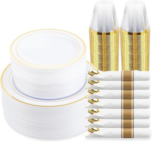 Set piatti oro 100 - , 50