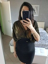 Abito Artigli color nero e oro taglia 44