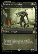 MTG TARMOGOYF 349 FOIL EXC - SCROUNGING DEATHCLAW - PIP - MAGIC