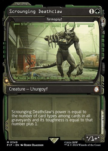 Mtg tarmogoyf 349 foil exc - foil,