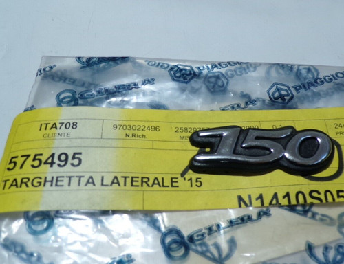 Targhetta adesiva 150 per - adesiva,