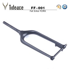 Forcella Fat Bike 26er Full Carbon Fibra Conica Bici Freno a Disco Asse Passante Forcella Neve