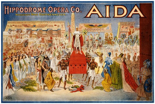 Poster vintage aida ippodromo - poster,