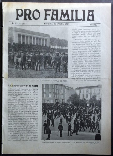 Pro familia 1907 sciopero - familia, 1907#42-sciopero