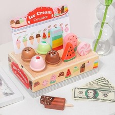 Giocattoli di gelato in legno