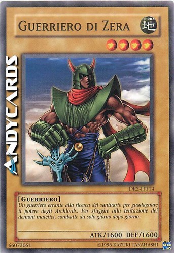Guerriero zera warrior - di,