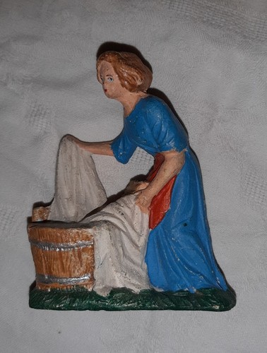 Statuina presepe lavandaia x - presepe, 9