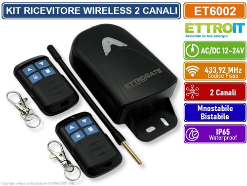 Kit ricevitore centralina - kit,