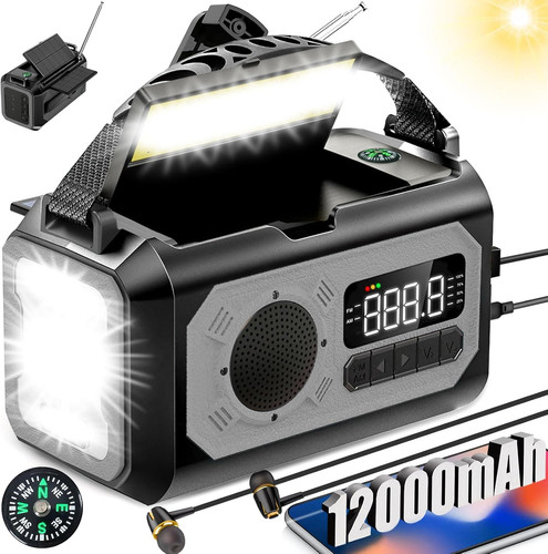 12000mah radio manovella - 12000mah,