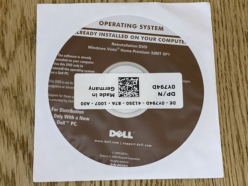 Dell dvd reinstallazione - dvd, di