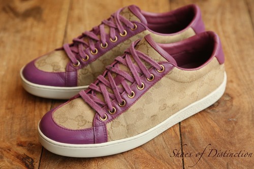 Gucci ace rosa beige pelle - ace,