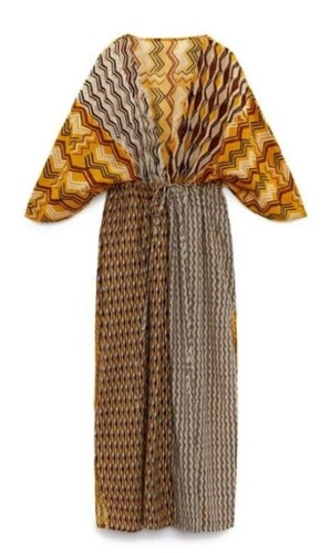 Maxi abito boho multicolore