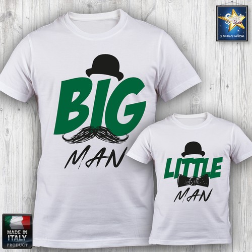 Shirt papà bimbo big little - t-shirt,