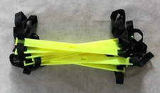 Scala di coordinamento giallo fluo, regolabile, speed ladder, allenamento