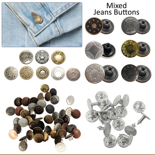 Jeans bottoni 17mm 20mm - jeans,